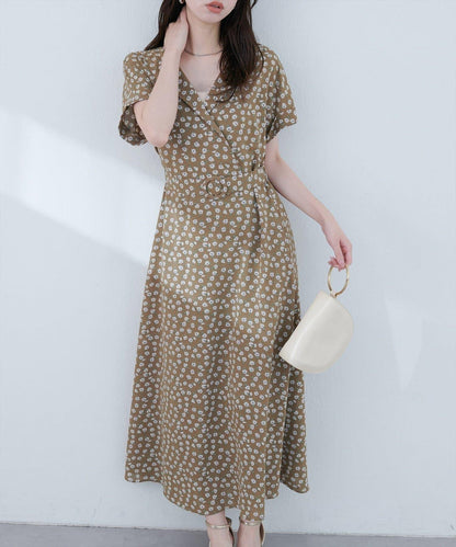 【natural couture】三角領連衣裙