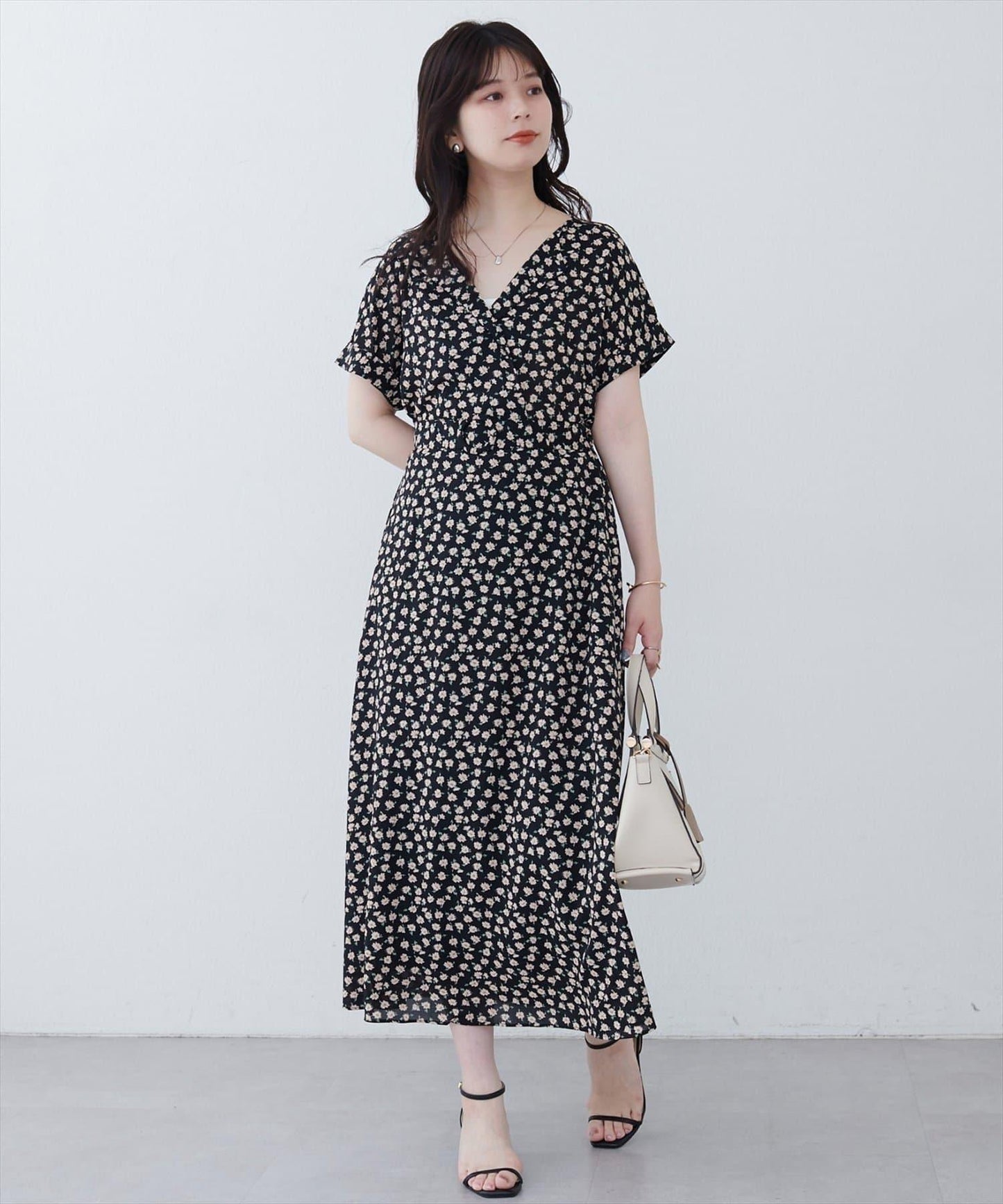 【natural couture】三角領連衣裙