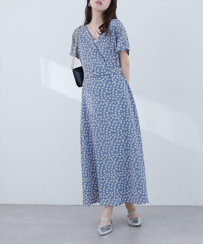 【natural couture】三角領連衣裙