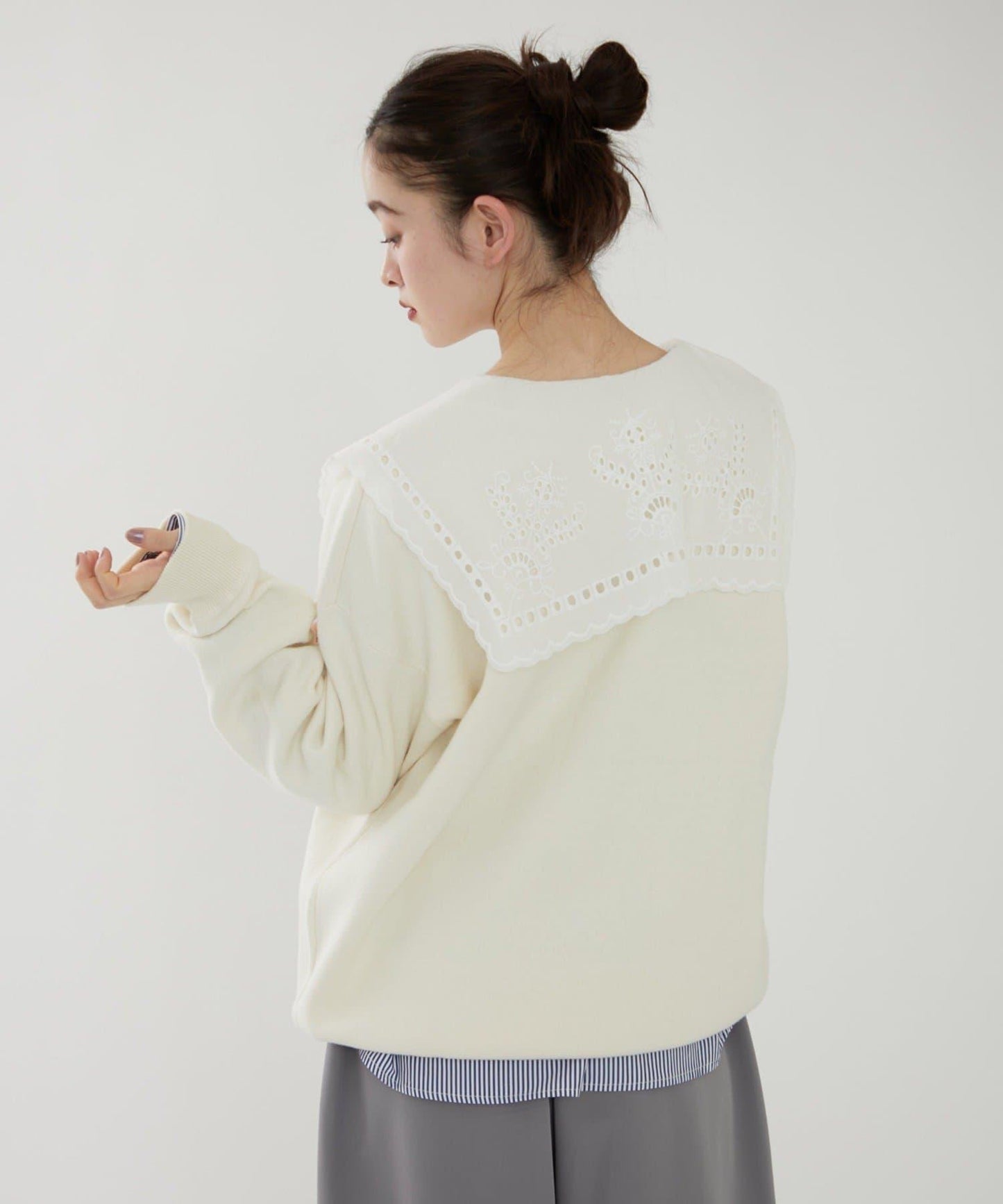 【NUNIFE】衛衣風格套頭衫