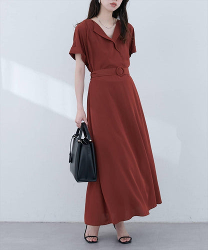 【natural couture】三角領連衣裙