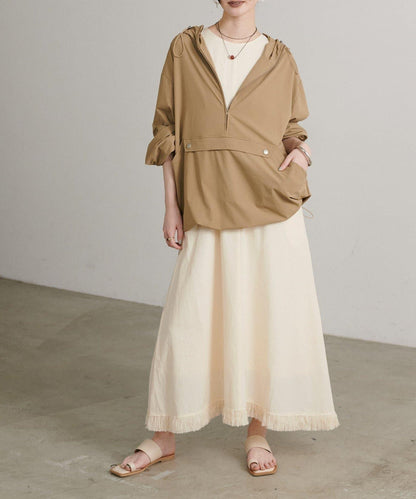 【LARUTA】美式無袖流蘇連衣裙