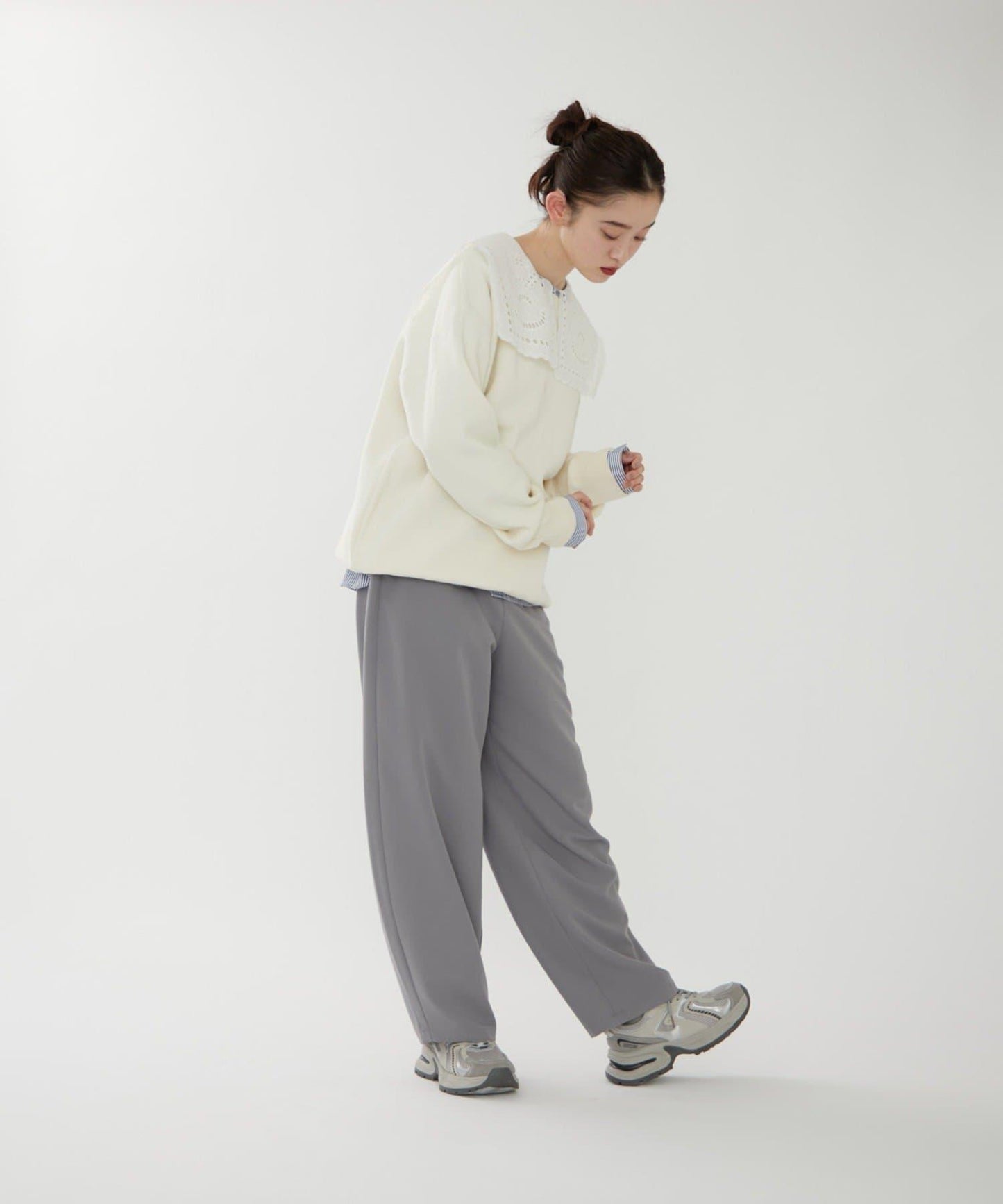 【NUNIFE】衛衣風格套頭衫