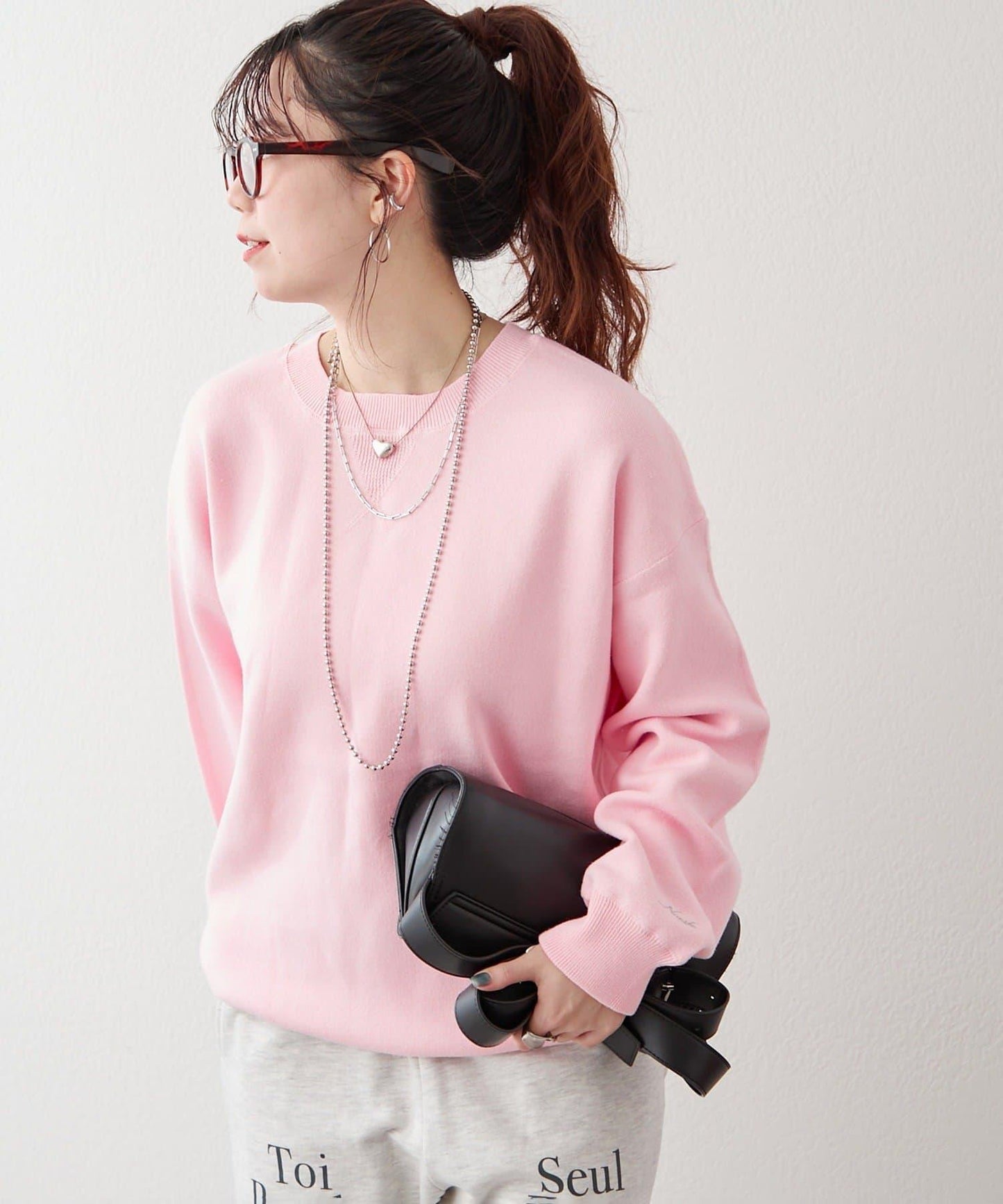 【NUNIFE】衛衣風格套頭衫