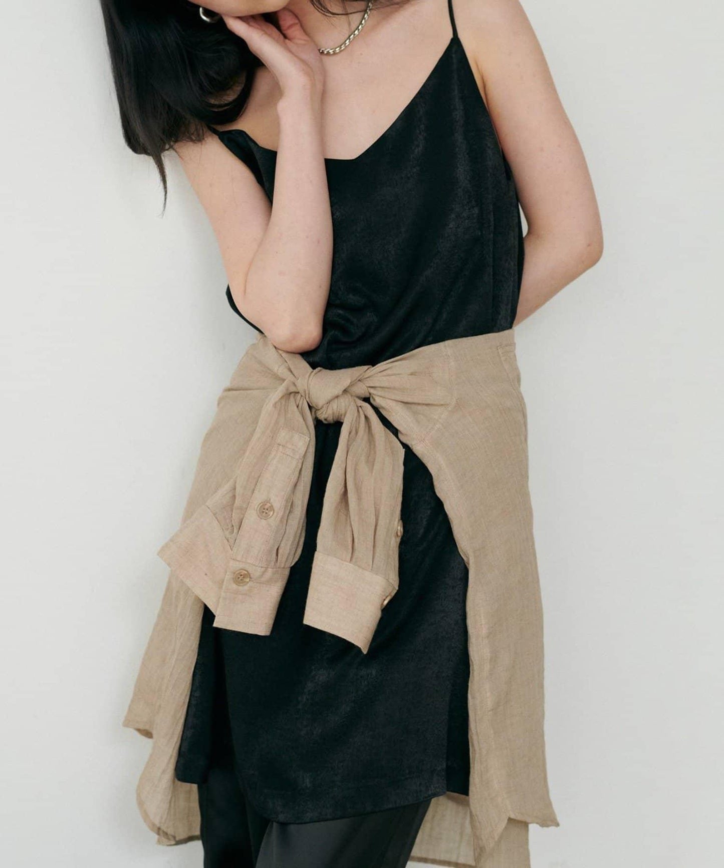 【LARUTA】透視感狩獵風口袋襯衫