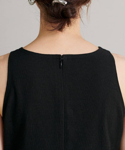 【LARUTA】美式無袖流蘇連衣裙