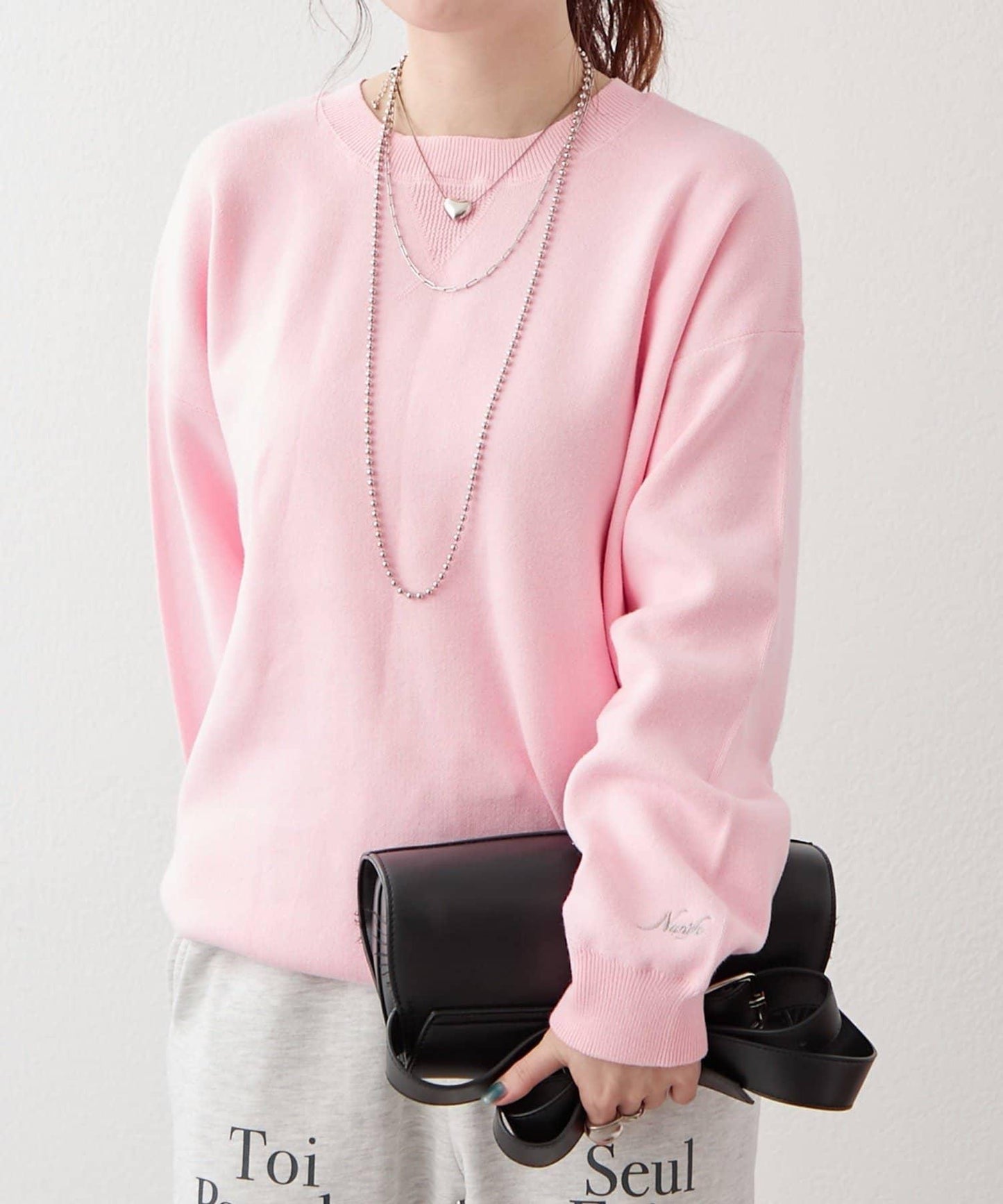 【NUNIFE】衛衣風格套頭衫