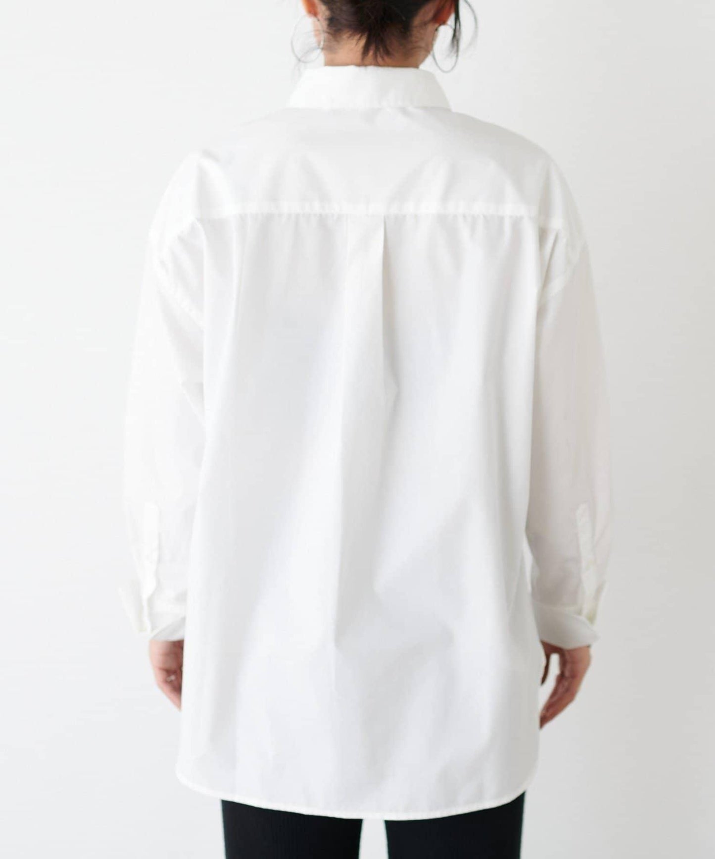 【LARUTA】迷你標誌刺繡基礎款襯衫