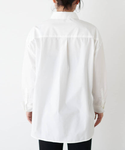 【LARUTA】迷你標誌刺繡基礎款襯衫