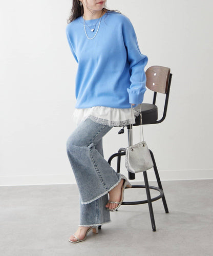 【NUNIFE】衛衣風格套頭衫