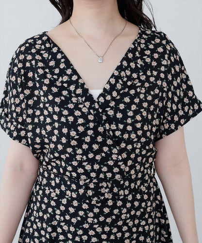 【natural couture】三角領連衣裙