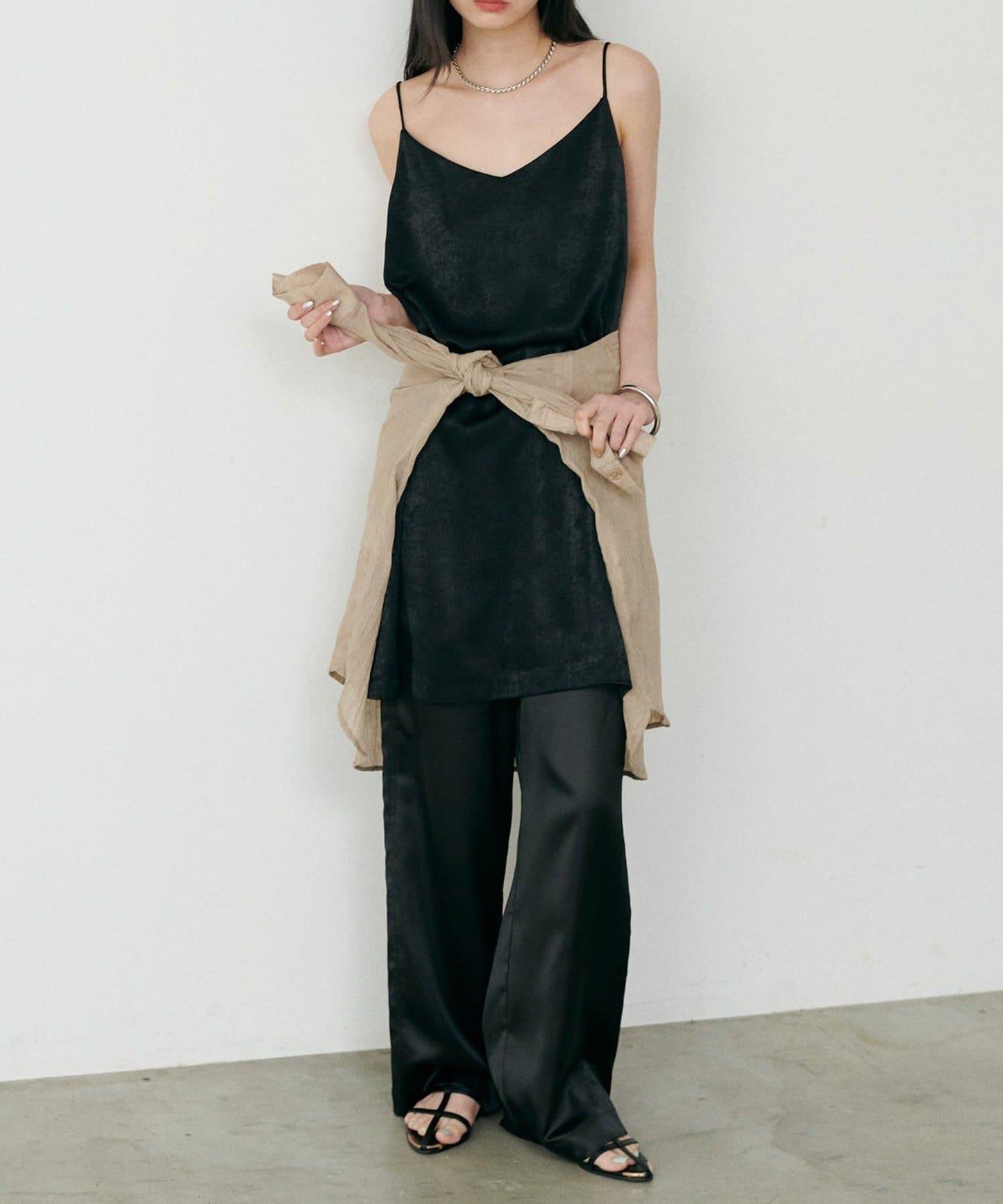 【LARUTA】透視感狩獵風口袋襯衫