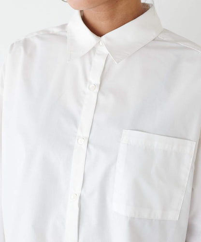 【LARUTA】迷你標誌刺繡基礎款襯衫