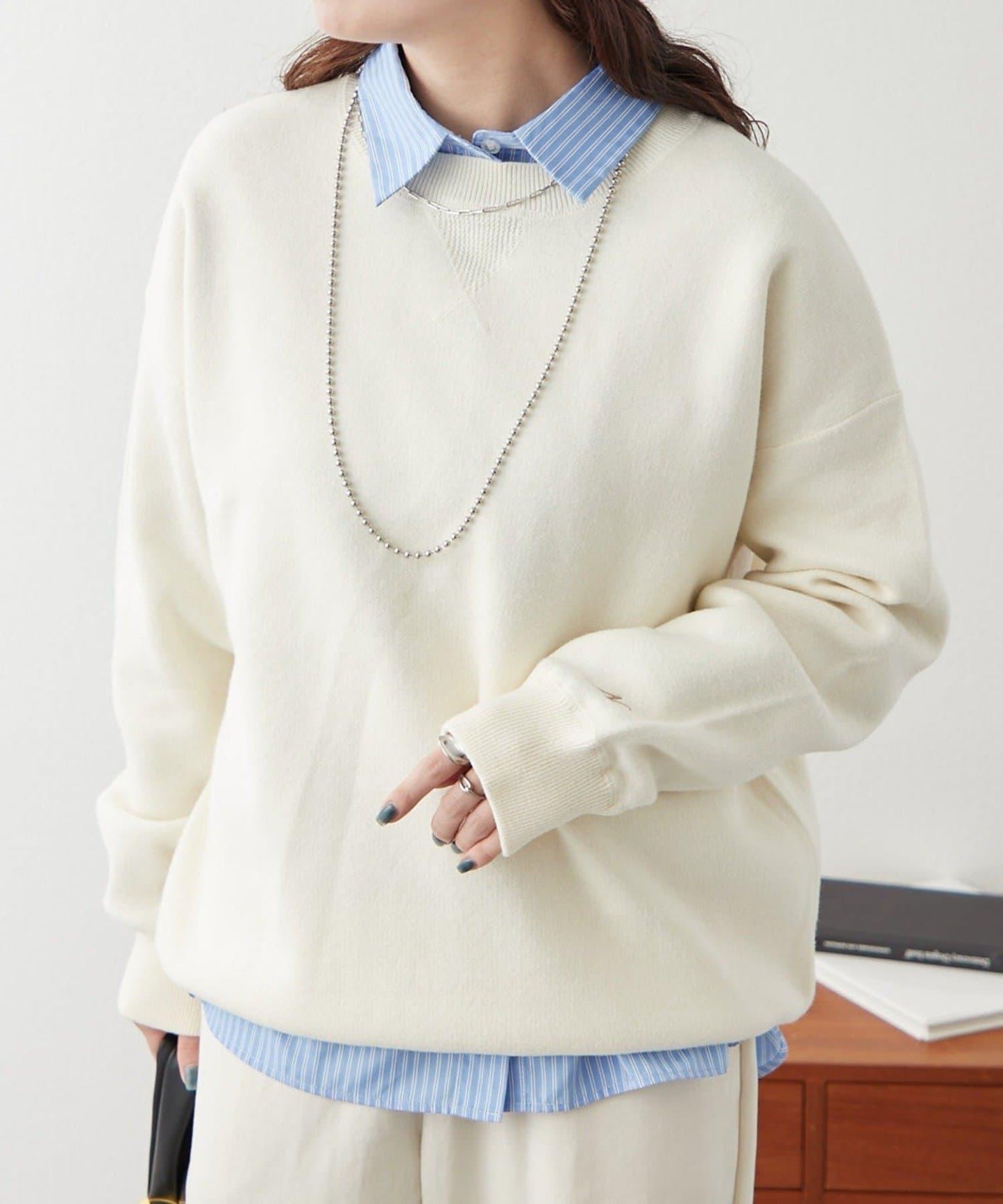 【NUNIFE】衛衣風格套頭衫