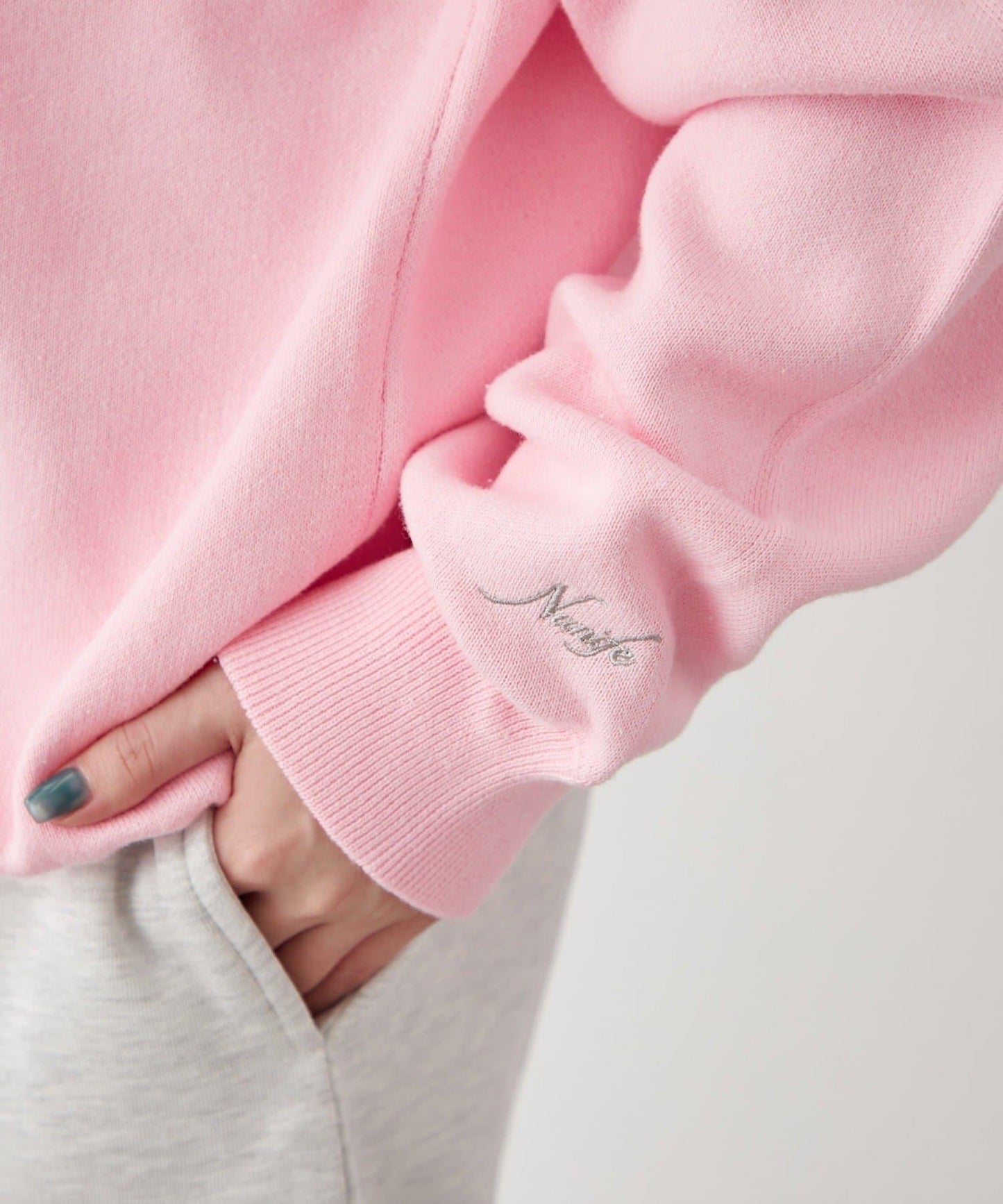 【NUNIFE】衛衣風格套頭衫