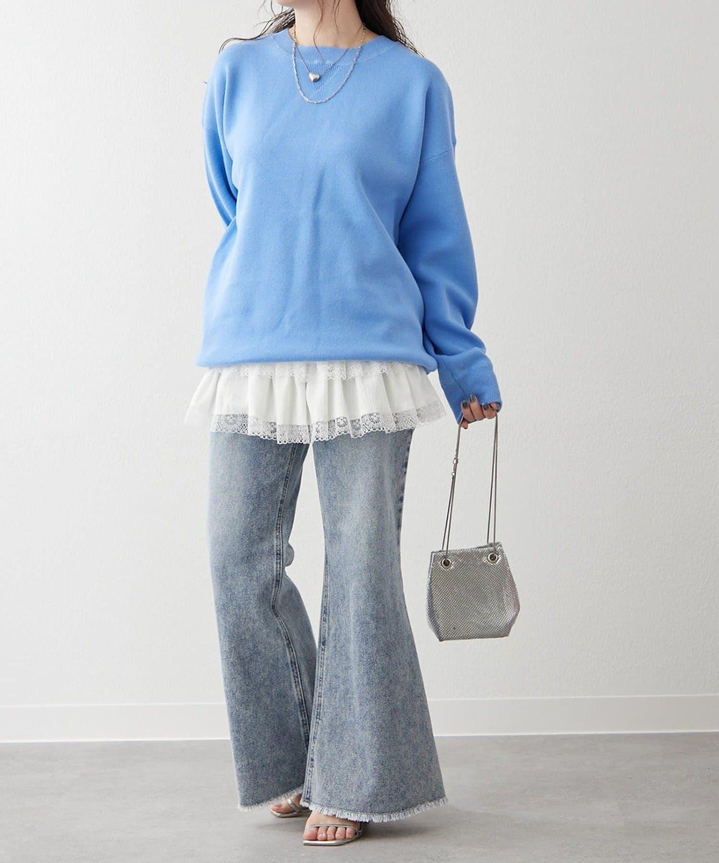 【NUNIFE】衛衣風格套頭衫