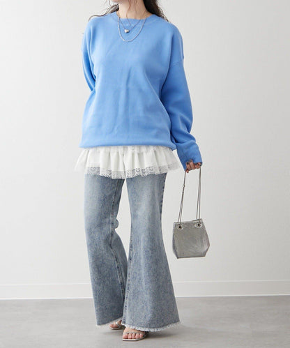 【NUNIFE】衛衣風格套頭衫