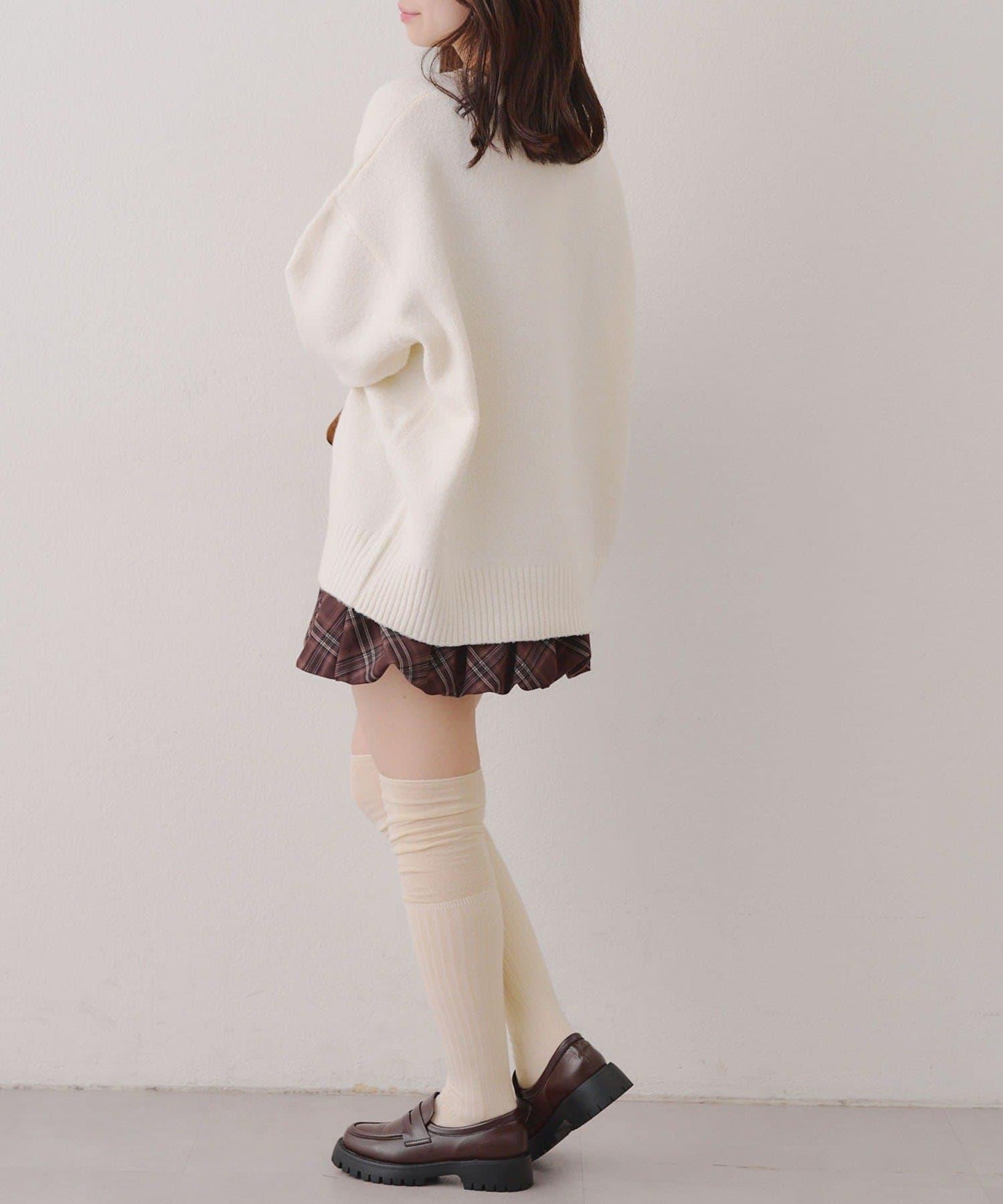 【RMAF】圖案學院風軟糯針織衫