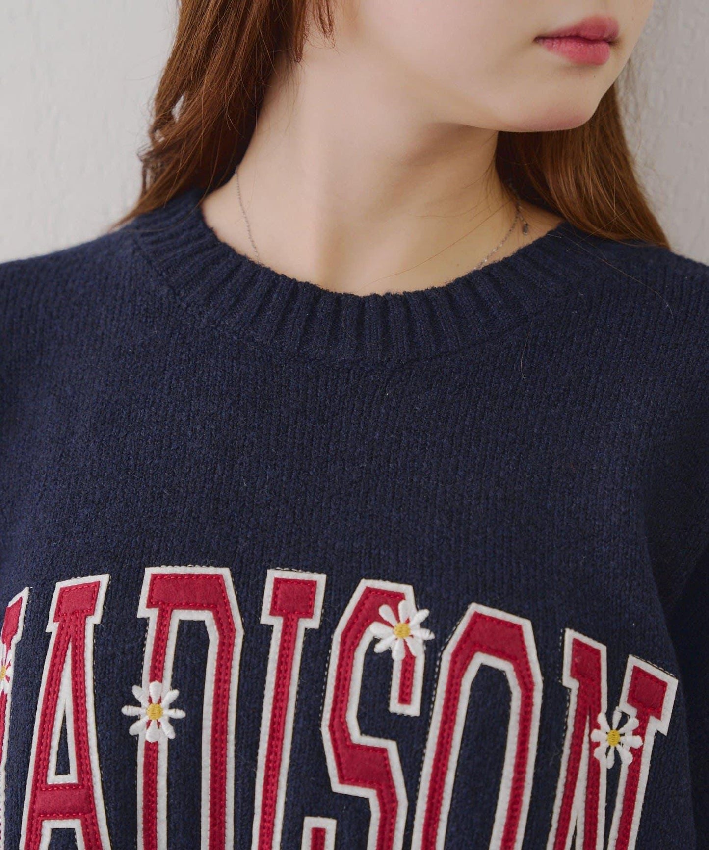 【RMAF】圖案學院風軟糯針織衫