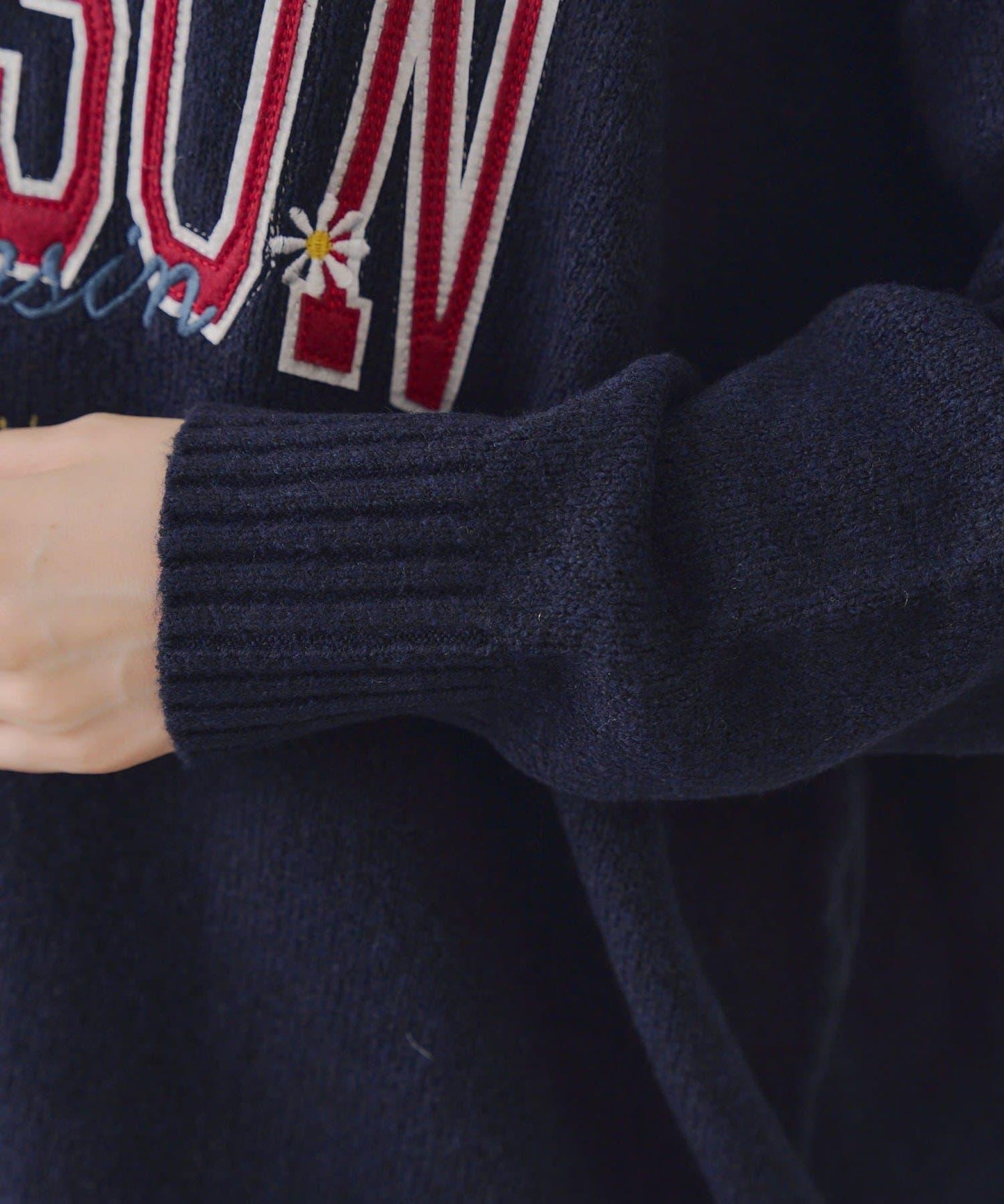 【RMAF】圖案學院風軟糯針織衫