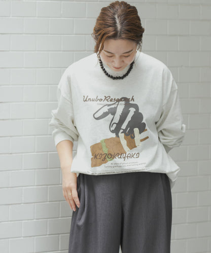 鳥貴族×UR UnuboResearch 長袖T恤 B