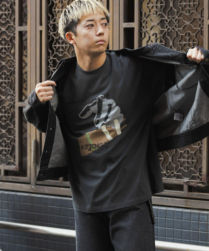 鳥貴族×UR UnuboResearch 短袖T恤 B