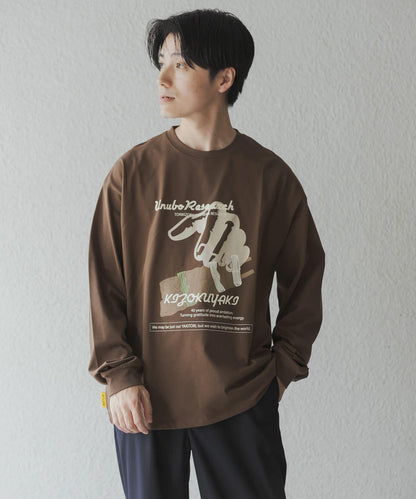 鳥貴族×UR UnuboResearch 長袖T恤 B