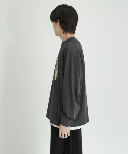 鳥貴族×UR UnuboResearch 長袖T恤 B