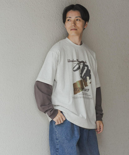 鳥貴族×UR UnuboResearch 短袖T恤 B