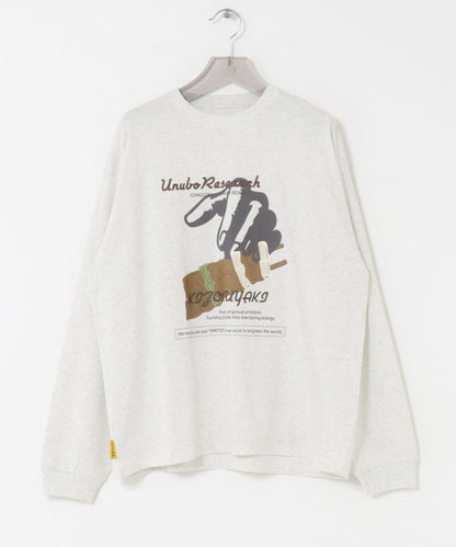 鳥貴族×UR UnuboResearch 長袖T恤 B