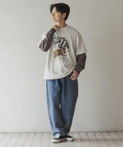 鳥貴族×UR UnuboResearch 短袖T恤 B