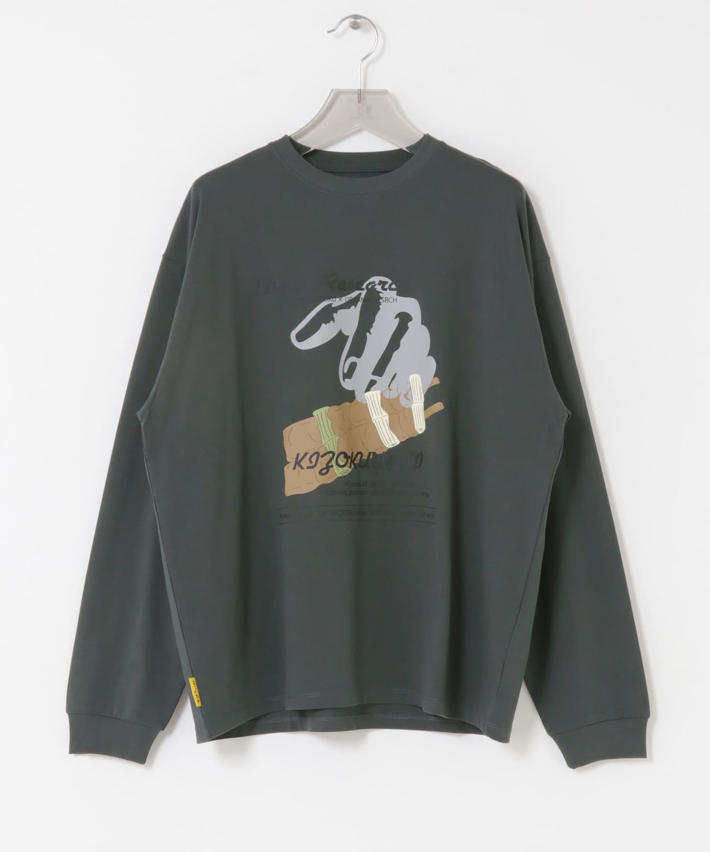 鳥貴族×UR UnuboResearch 長袖T恤 B