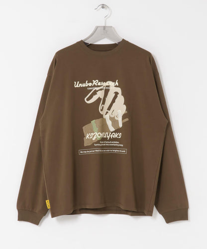 鳥貴族×UR UnuboResearch 長袖T恤 B