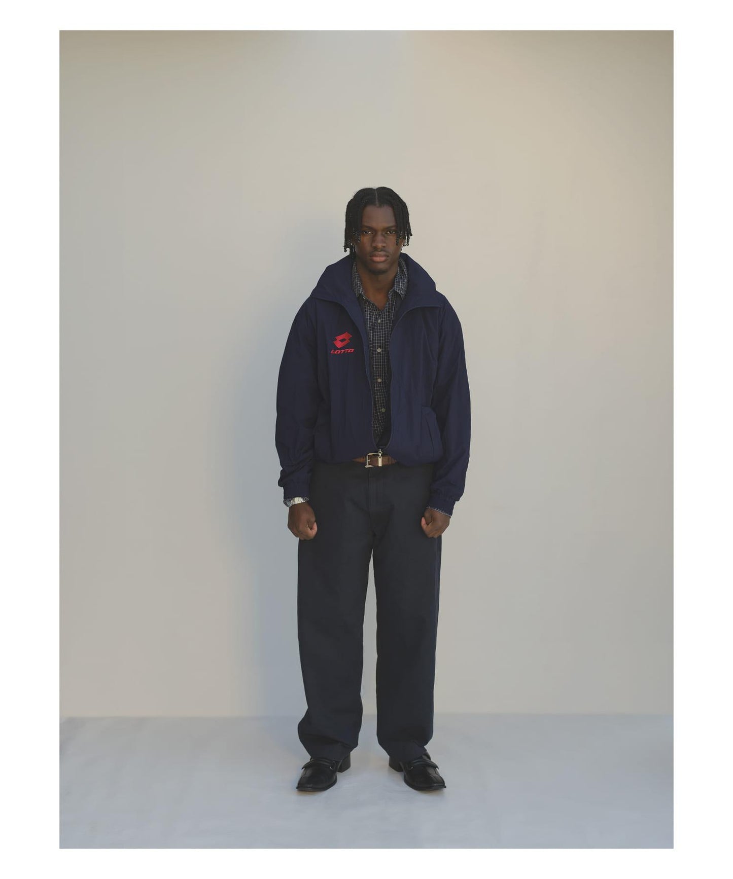 LOTTO標誌尼龍夾克
