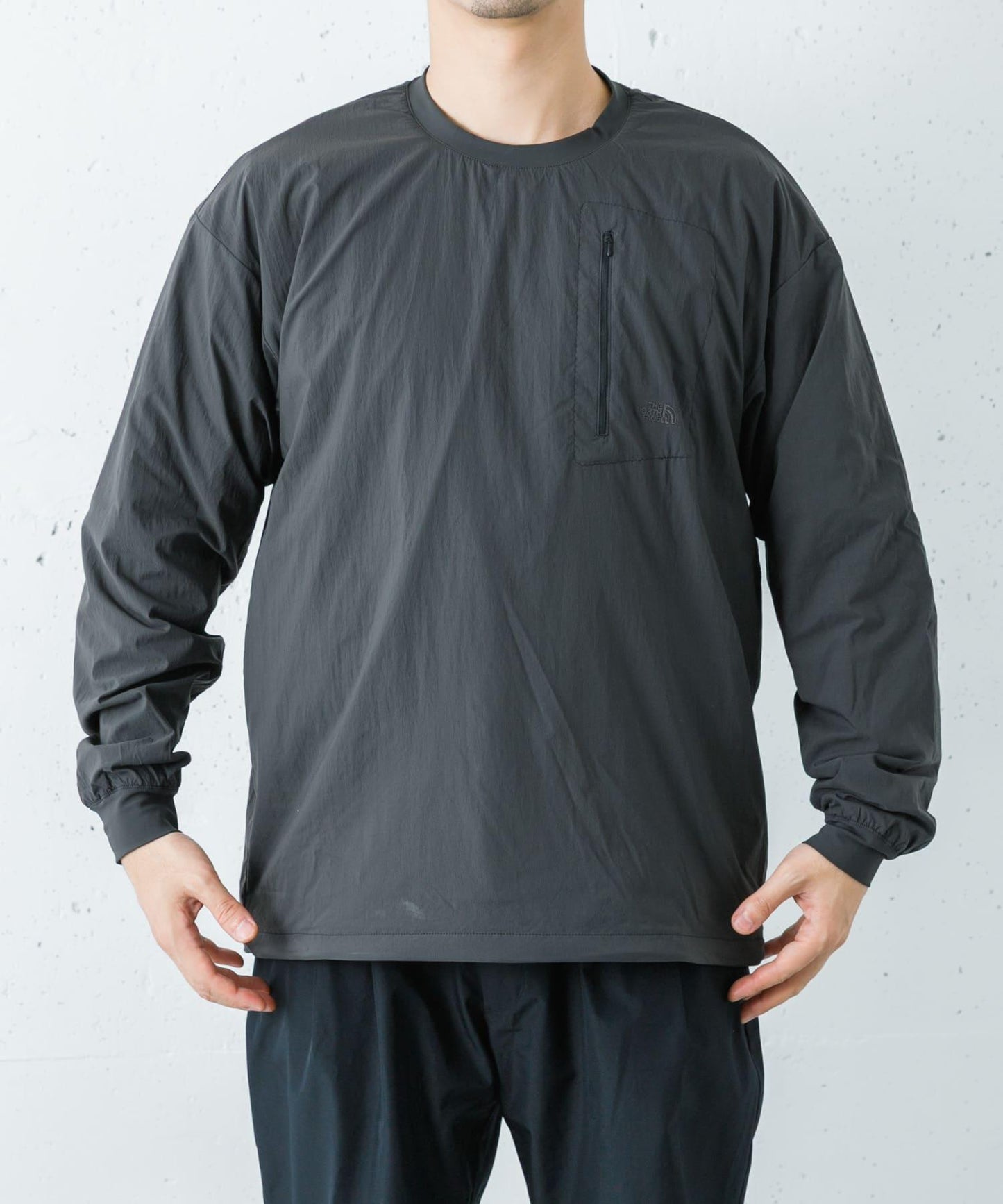 THE NORTH FACE 網格抓絨都市休閒圓領衫