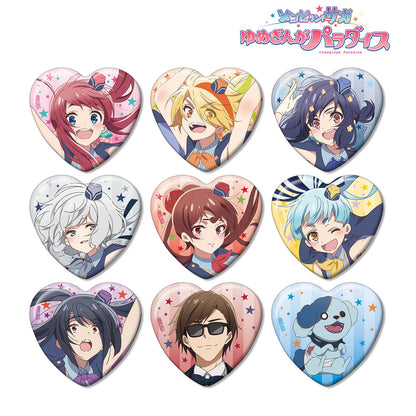 劇場版佐賀偶像是傳奇 夢銀河樂園_隨機心形徽章（單品/全套BOX）【全套BOX/9包入】
