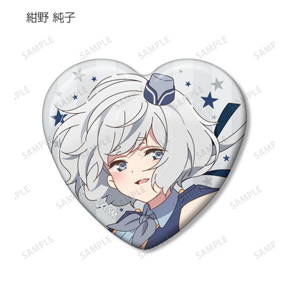 劇場版佐賀偶像是傳奇 夢銀河樂園_隨機心形徽章（單品/全套BOX）【全套BOX/9包入】