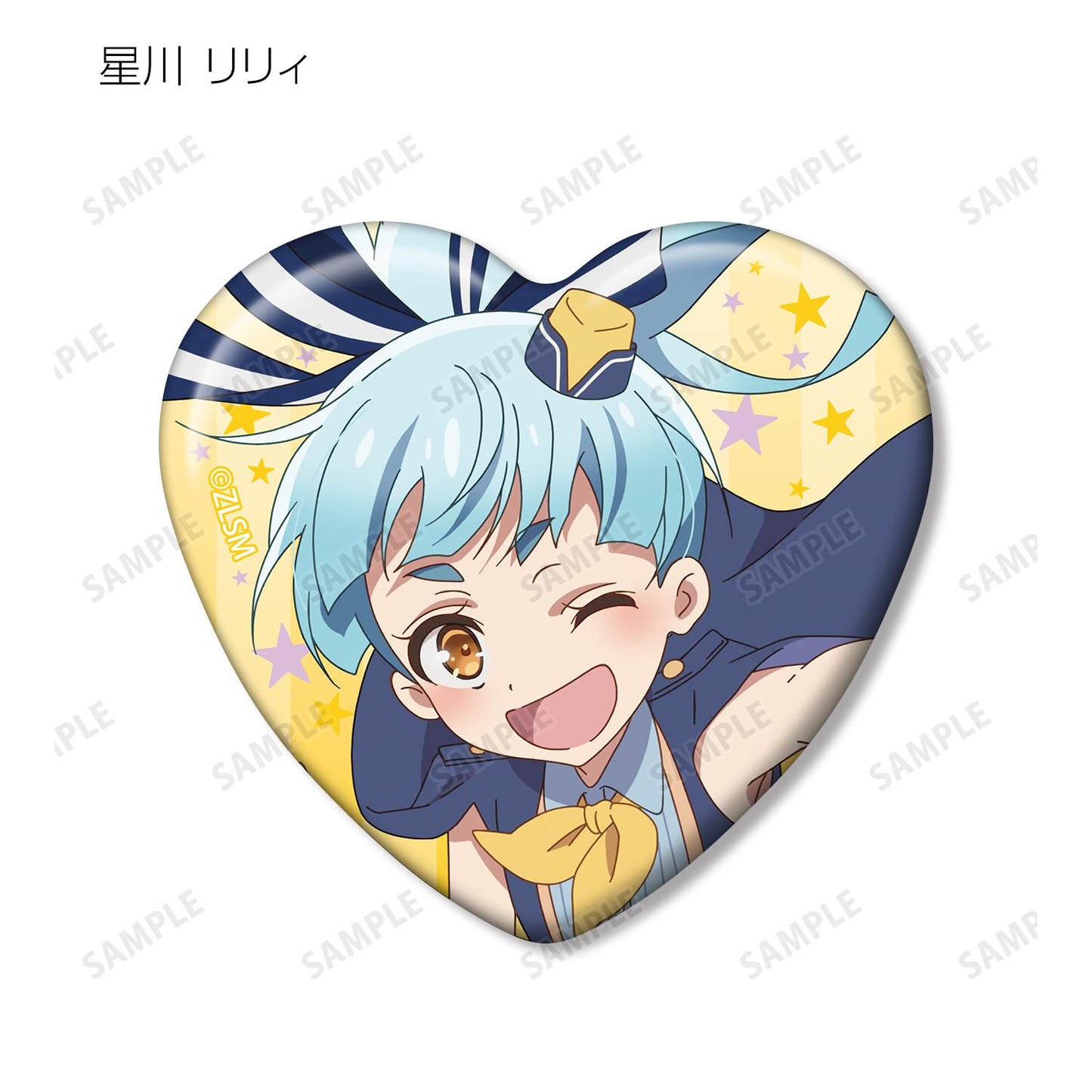 劇場版佐賀偶像是傳奇 夢銀河樂園_隨機心形徽章（單品/全套BOX）【全套BOX/9包入】