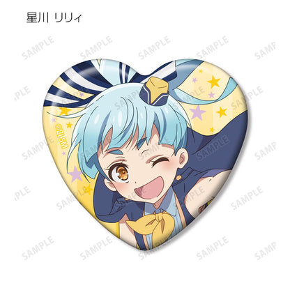 劇場版佐賀偶像是傳奇 夢銀河樂園_隨機心形徽章（單品/全套BOX）【全套BOX/9包入】