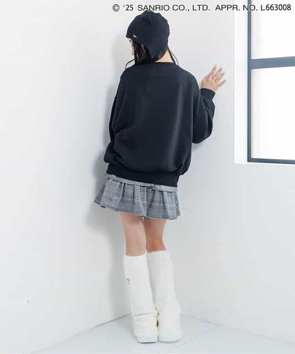 【《Hello Kitty》】加絨寬鬆衛衣