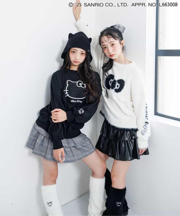 【《Hello Kitty》】加絨寬鬆衛衣