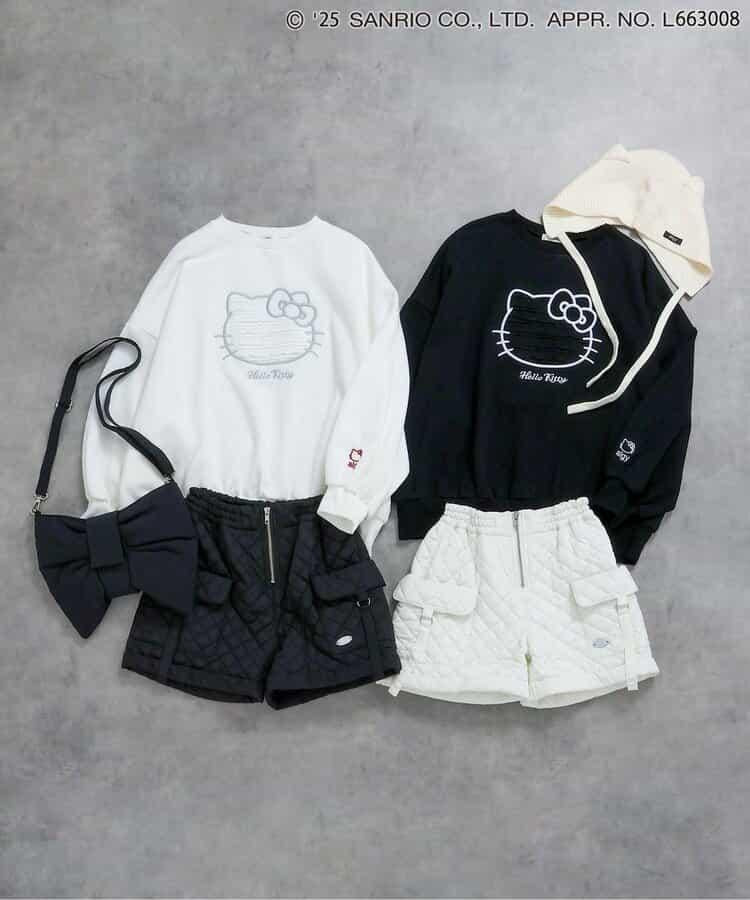 【《Hello Kitty》】加絨寬鬆衛衣