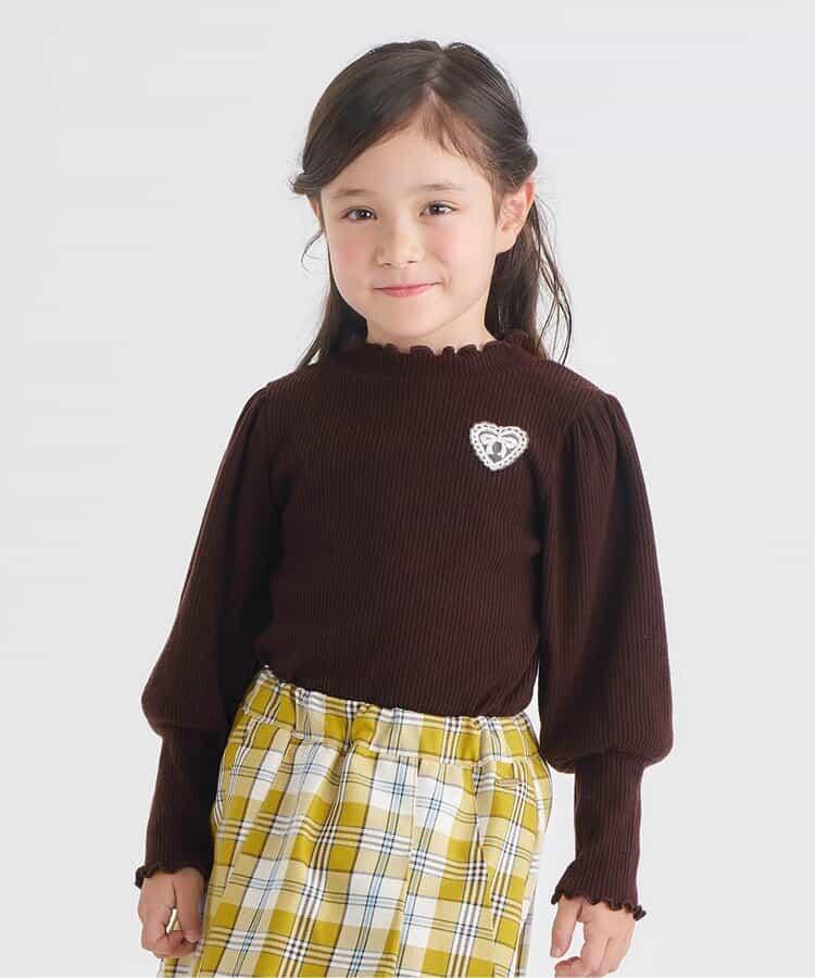 加厚泡泡袖羅紋上衣