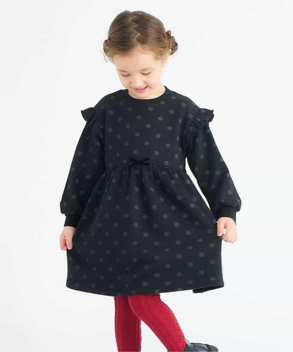 每日內襯搖粒絨連衣裙