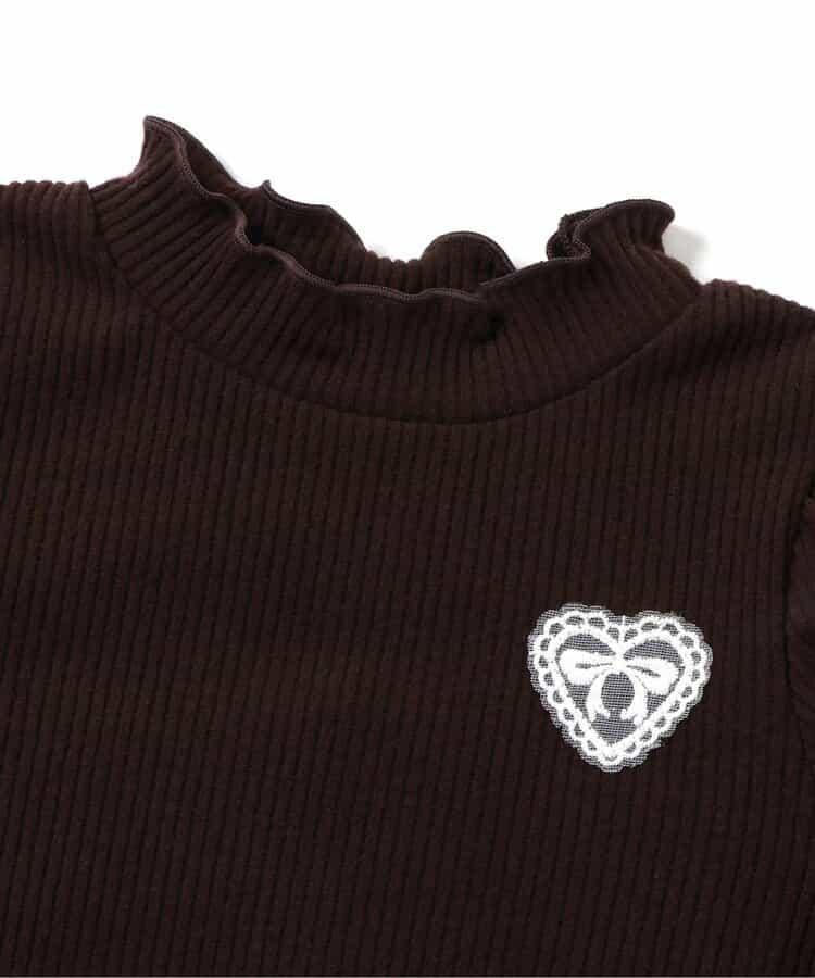 加厚泡泡袖羅紋上衣