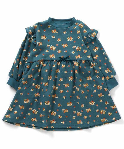 每日內襯搖粒絨連衣裙