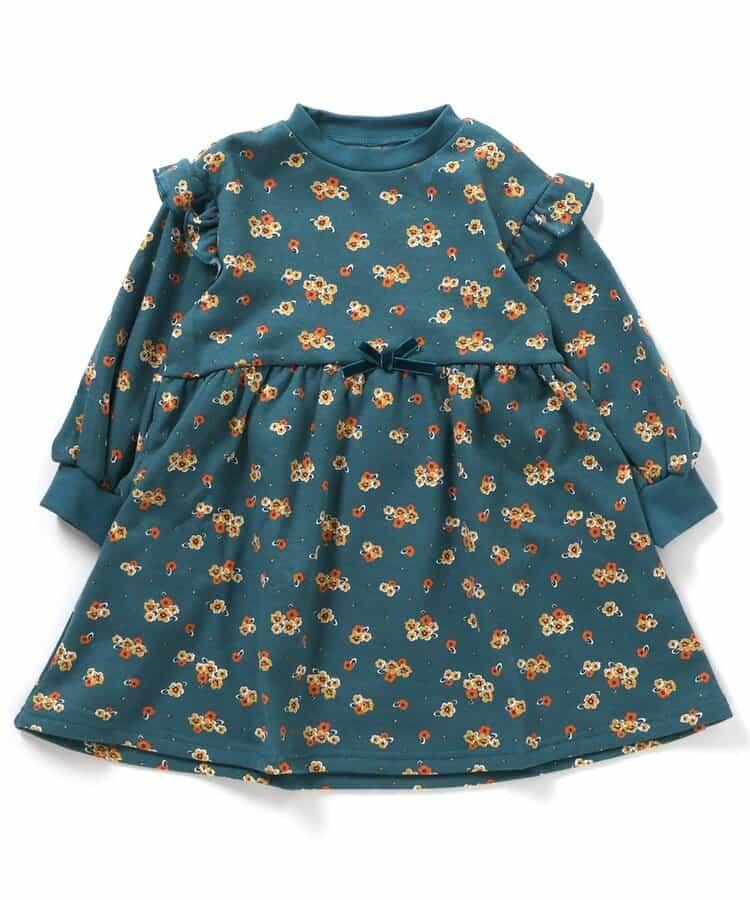 每日內襯搖粒絨連衣裙