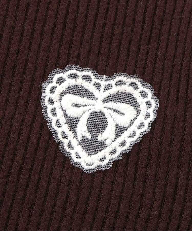 加厚泡泡袖羅紋上衣