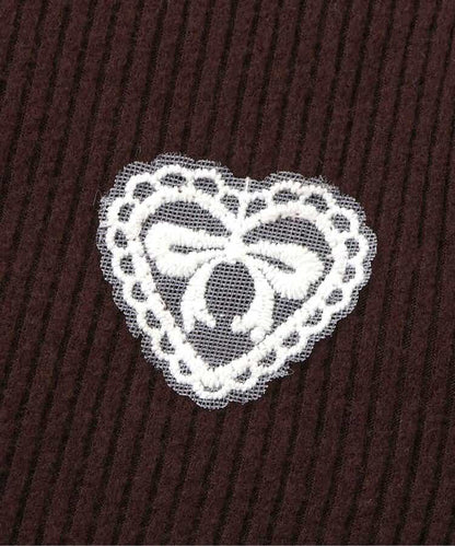 加厚泡泡袖羅紋上衣