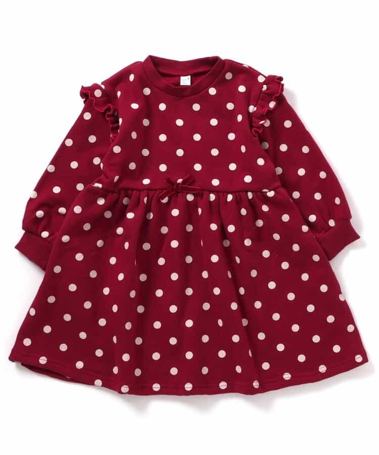 每日內襯搖粒絨連衣裙